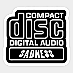 Compact Sadness Sticker